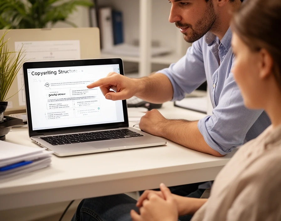 Copywriting Trainer bei der Arbeit